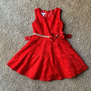 Red formal dress size 7